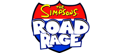 The Simpsons Road Rage title screen for Playstation 2